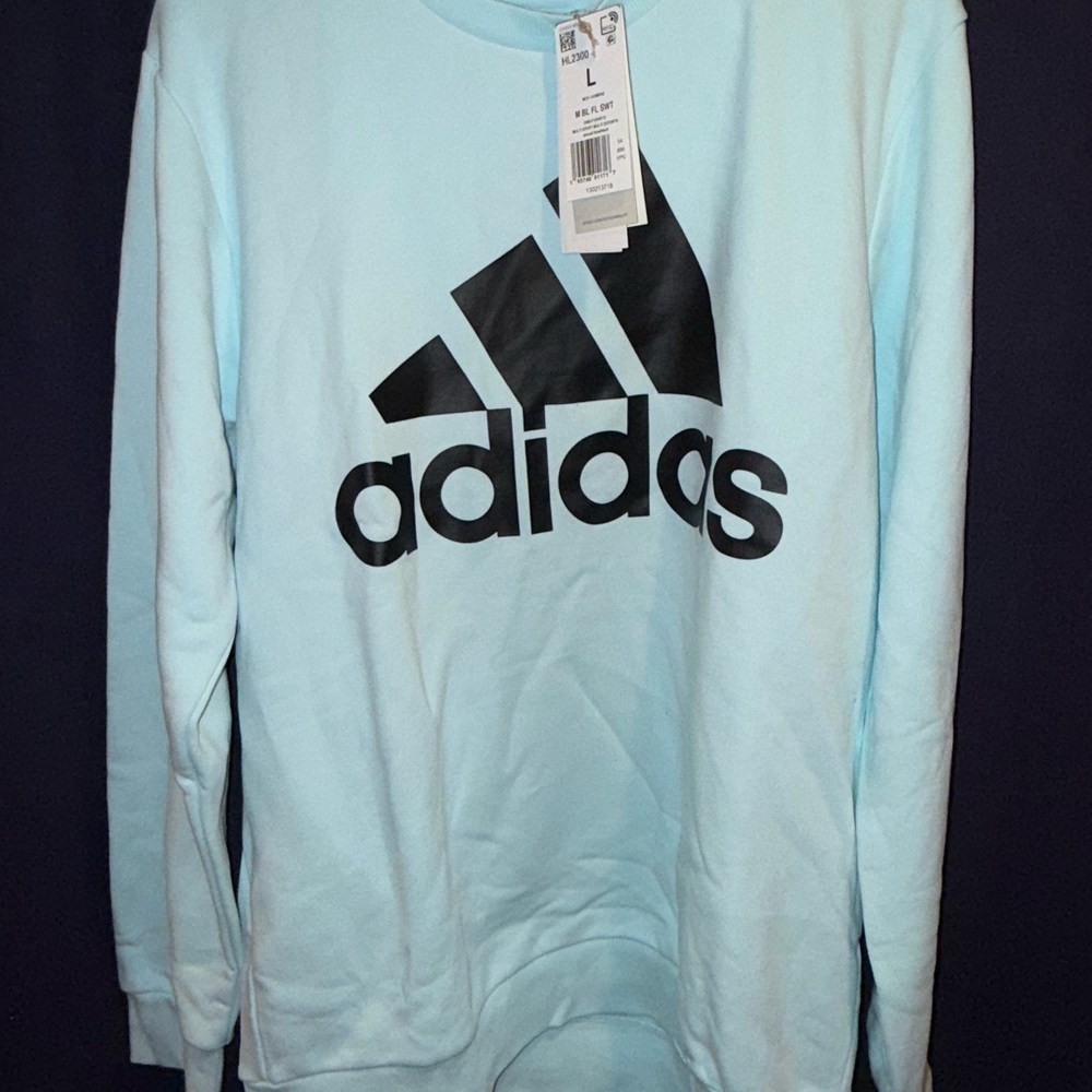 Adidas Light Blue Sweatshirt